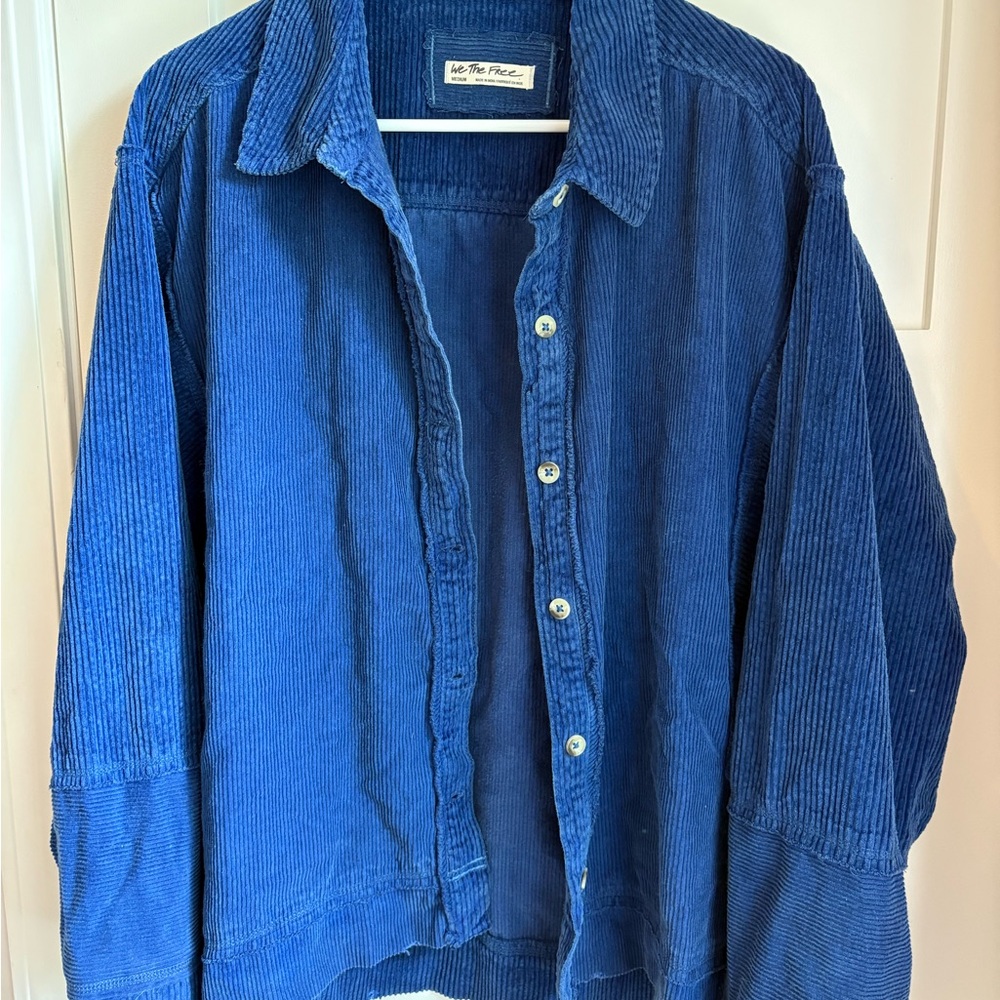 We The Free Indigo Corduroy Shirt